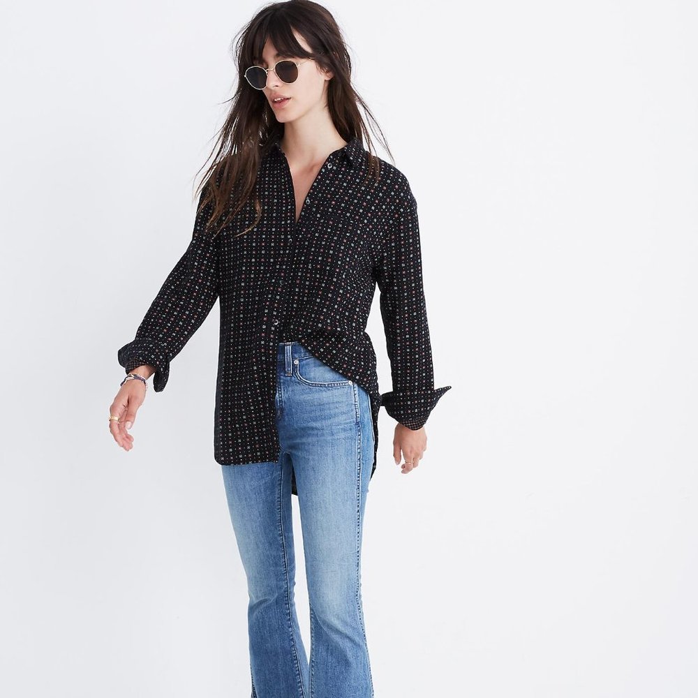 Madewell Oversized Ex-Boyfriend in Mayfair Foulard
